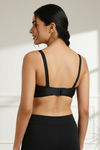Zivame Miracle Double Layered Non Wired Full Coverage T-Shirt Bra - Jet Black — thumbnail 3